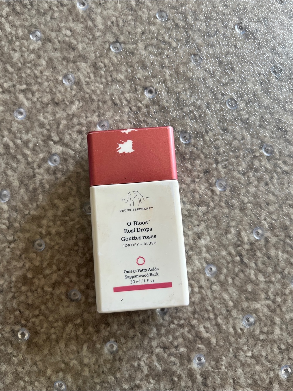 Drunk Elephant O-Bloos Rosi Drops Blush Serum — Coral Red & Cream